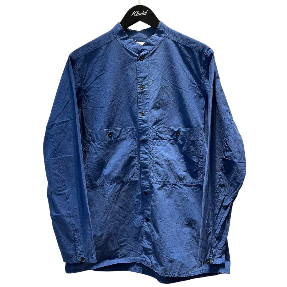OUTIL(ウティ) ノーカラーシャツchemisier unieux chemisier unieux