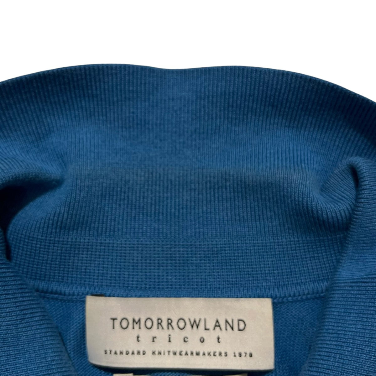 TOMORROW LAND tricot 無地ニットポロシャツ63024202024 古着・中古-5枚目のアイテム画像