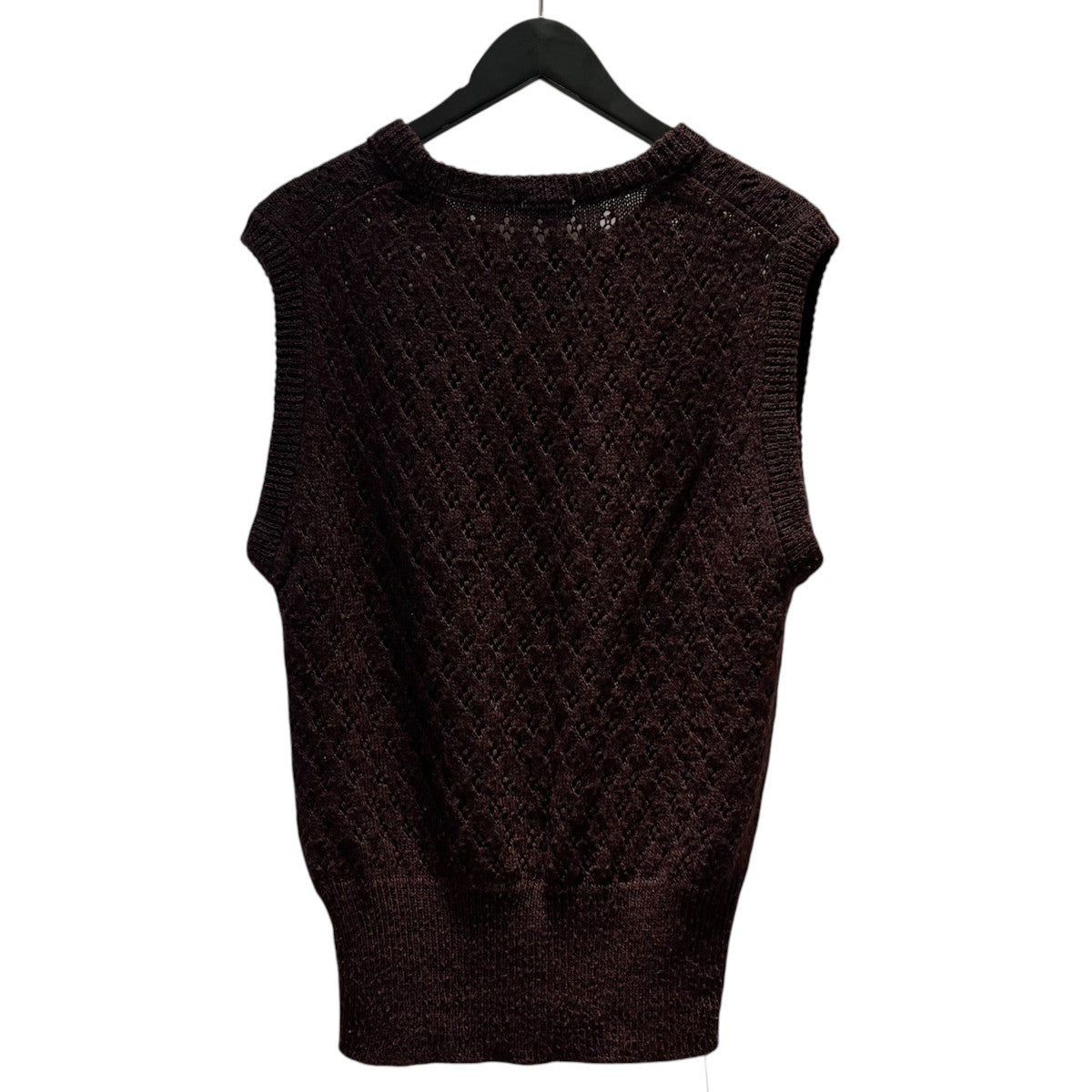 MASU 20AWLACE KNIT VESTニットベストMNFW-KN0202 古着・中古-2枚目のアイテム画像