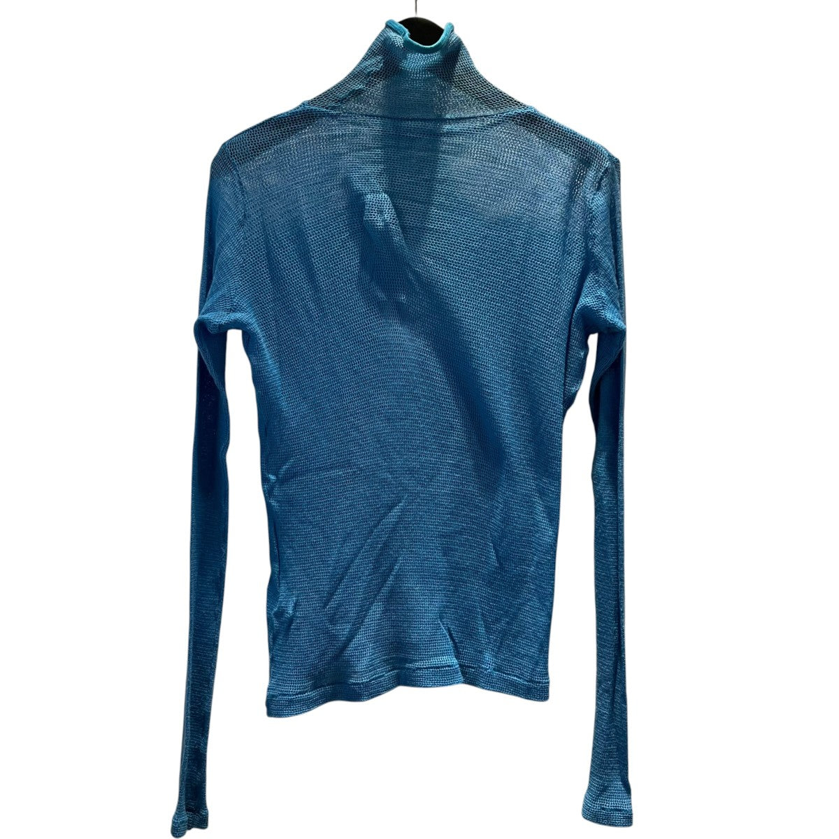 AURALEE サマーニットA22AP02WM WOOL RASCHEL MESH TURTLE NECK L/S 古着・中古-2枚目のアイテム画像