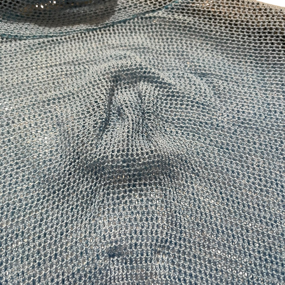 AURALEE サマーニットA22AP02WM WOOL RASCHEL MESH TURTLE NECK L/S 古着・中古-4枚目のアイテム画像