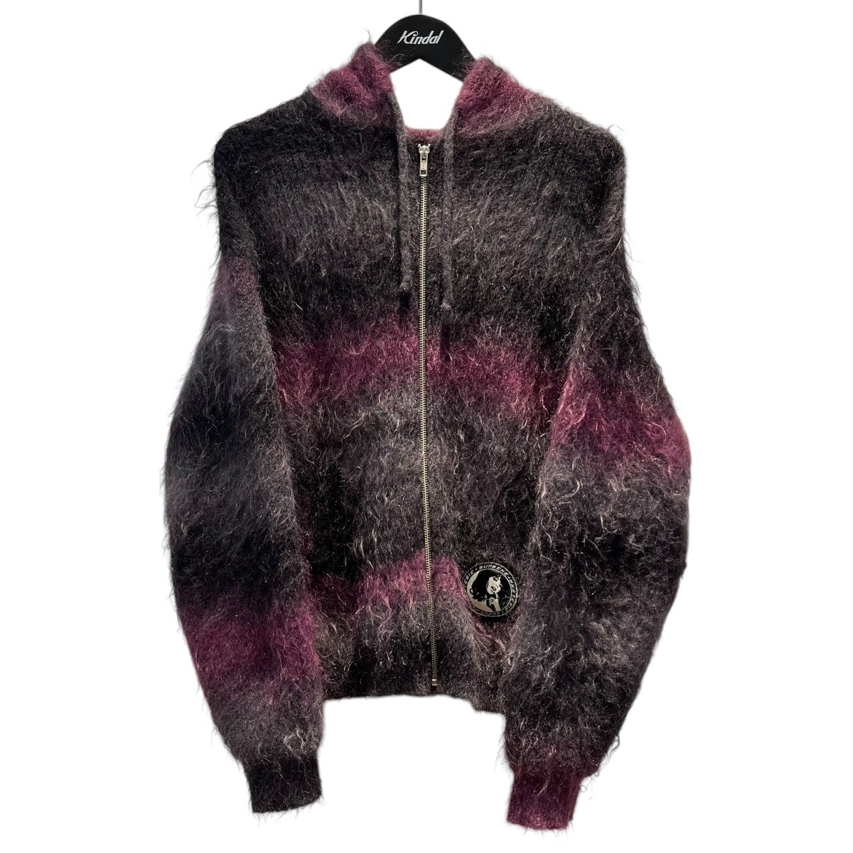 Supreme×Hysteric Glamour Mohair Zip Up Hooded Sweaterモヘアニット