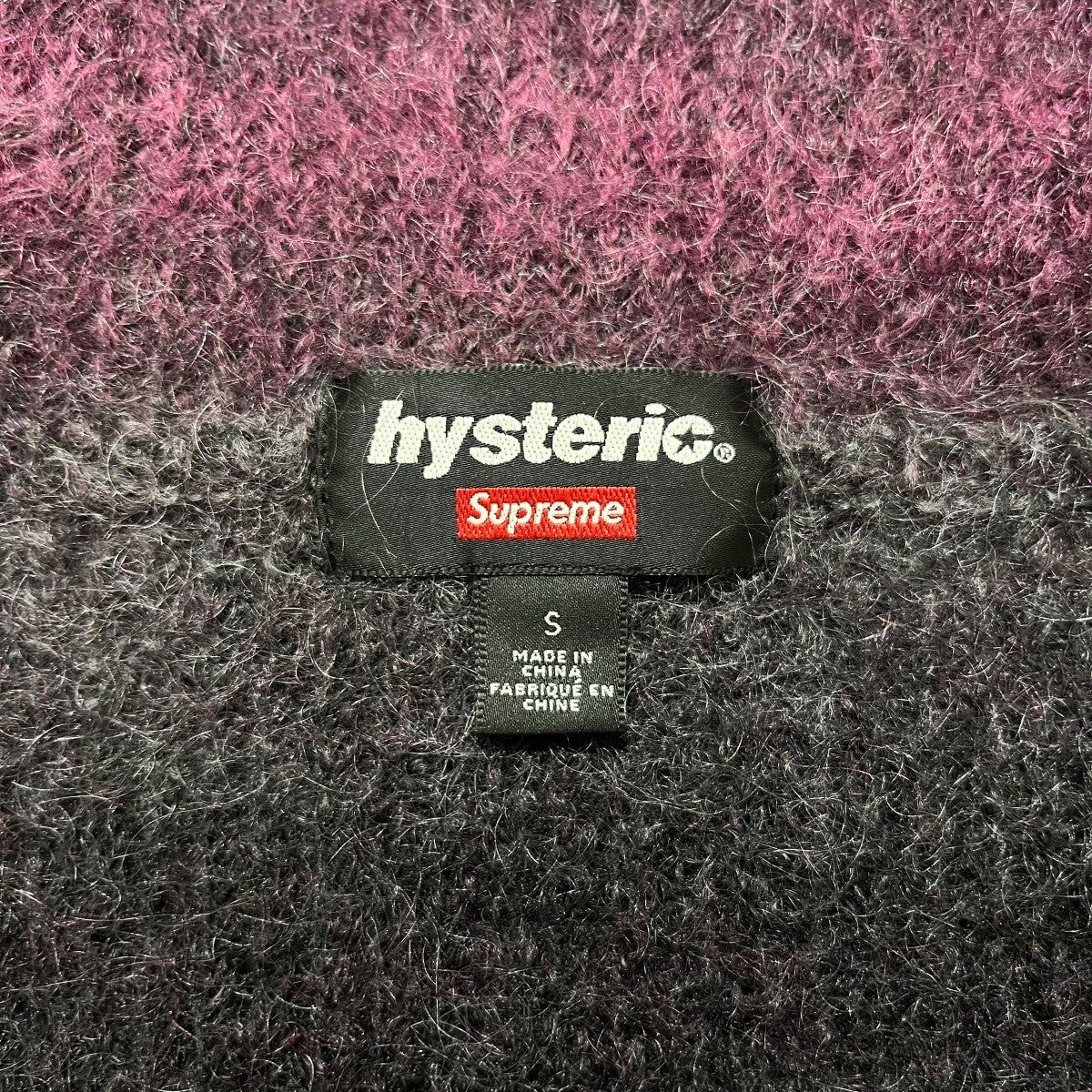 Supreme×Hysteric Glamour Mohair Zip Up Hooded Sweaterモヘアニット 古着・中古-7枚目のアイテム画像