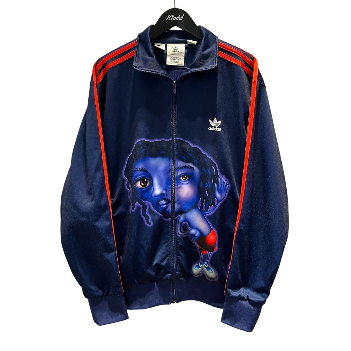 adidas×kerwin frost アニメキャラクタートラックジャケットH66305 古着・中古-1枚目のアイテム画像