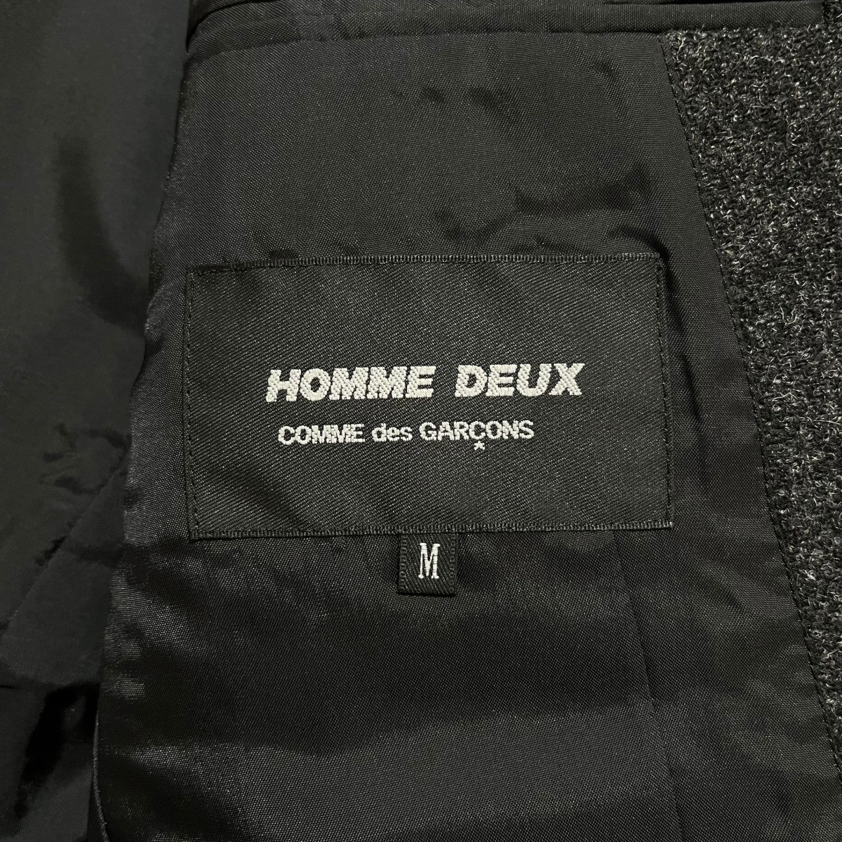 COMME des GARCONS HOMME DEUX 2020ﾊﾟｯﾁﾜｰｸﾃｰﾗｰﾄﾞｼﾞｬｹｯﾄテーラードジャケットDF-J039 古着・中古-8枚目のアイテム画像