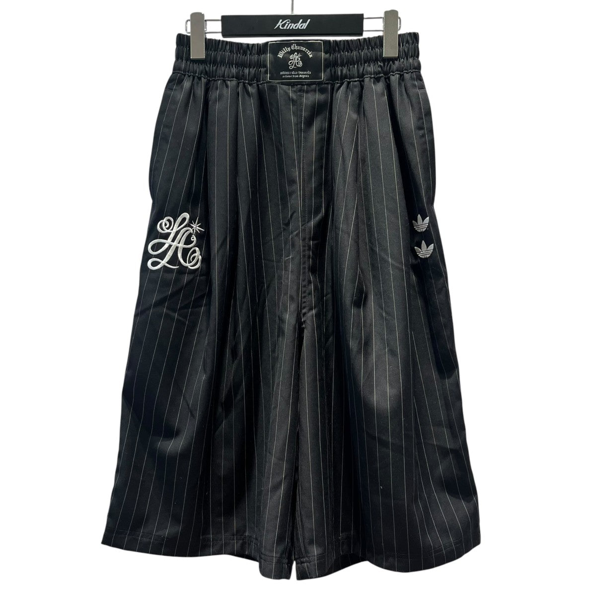 adidas×WILLY CHAVARRIA Pinstripe Long ShortsストライプショートパンツKV2247 古着・中古-1枚目のアイテム画像