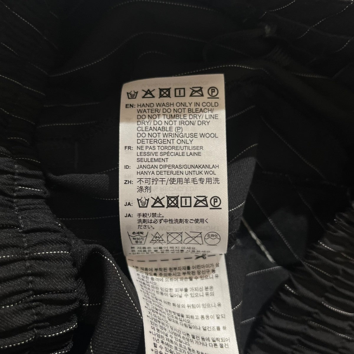 adidas×WILLY CHAVARRIA Pinstripe Long ShortsストライプショートパンツKV2247 古着・中古-9枚目のアイテム画像