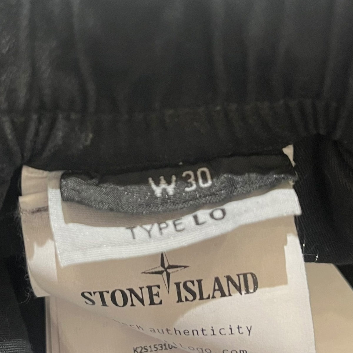STONE ISLAND 25AW STRETCH ORGANIC BROKEN TWILL COTTONジョガーパンツK2S153100036S00L1 古着・中古-7枚目のアイテム画像