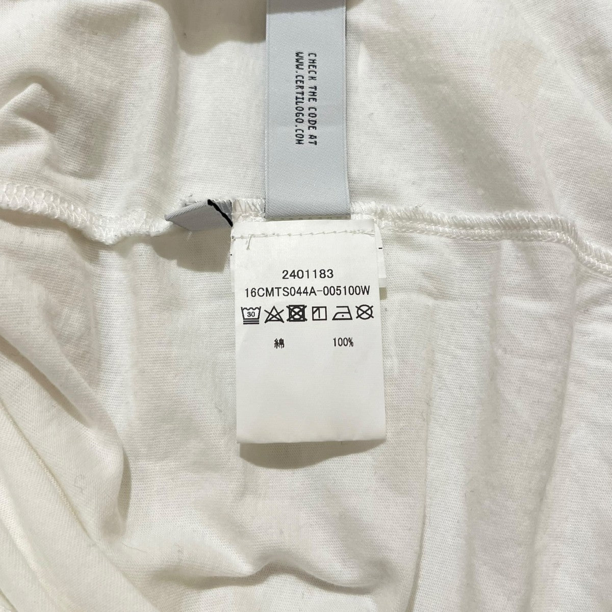 30／1Jersey Short Sleeve Goggle T-ShirtTシャツ16CMTS044A-005100W
