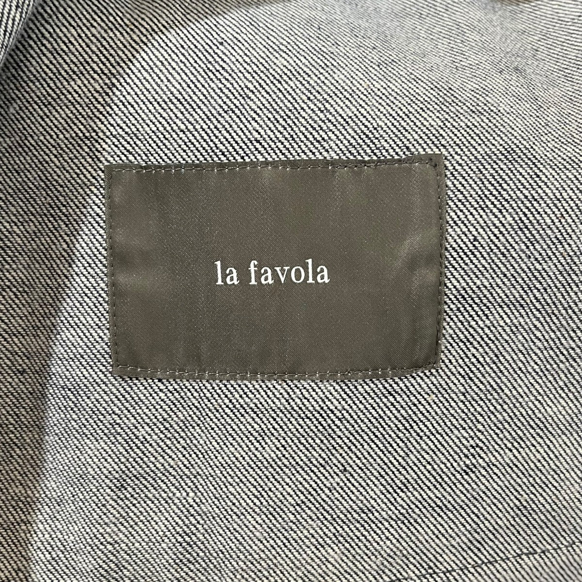 la favola ダブルデニムジャケット 古着・中古-4枚目のアイテム画像
