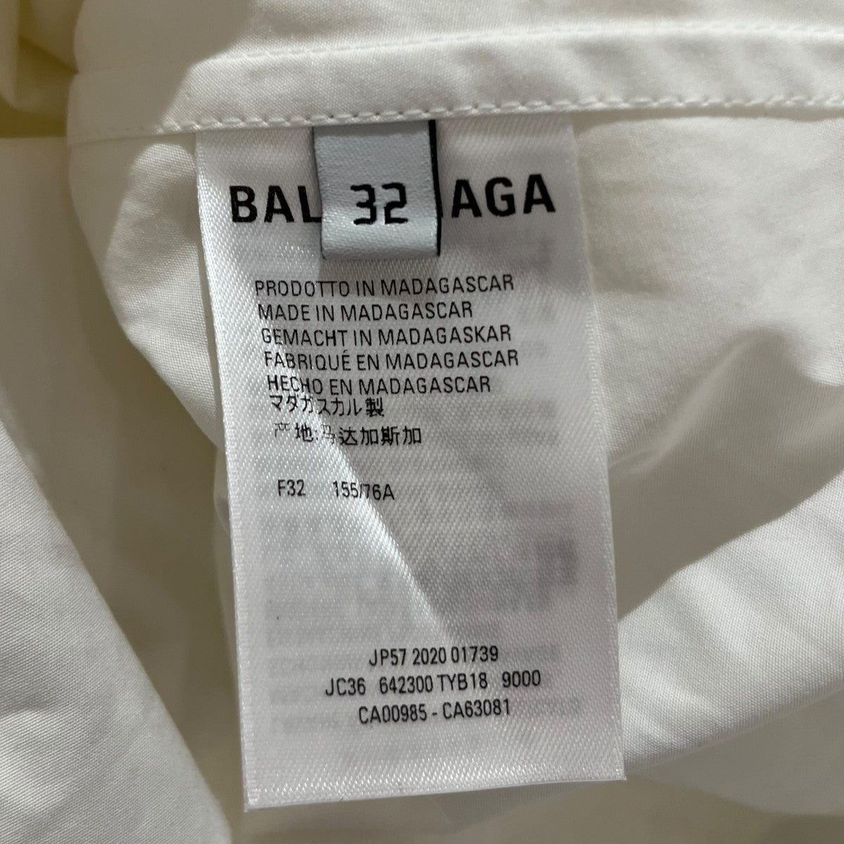 BALENCIAGA 無地長袖シャツ 古着・中古-8枚目のアイテム画像