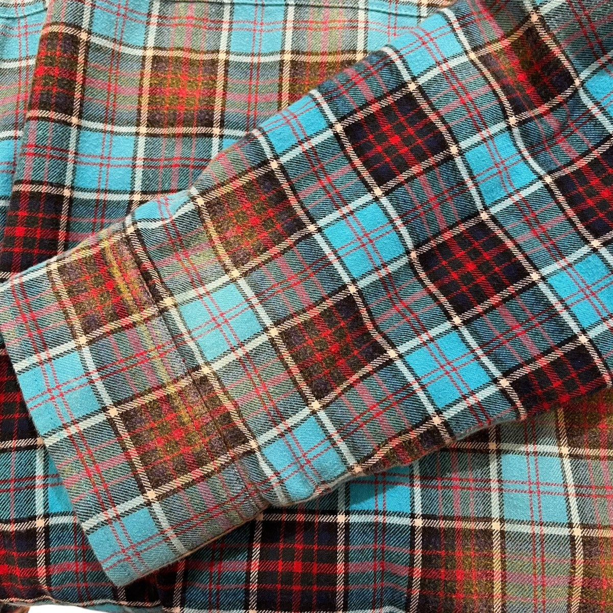 BALENCIAGA チェックシャツパーカー 古着・中古-5枚目のアイテム画像