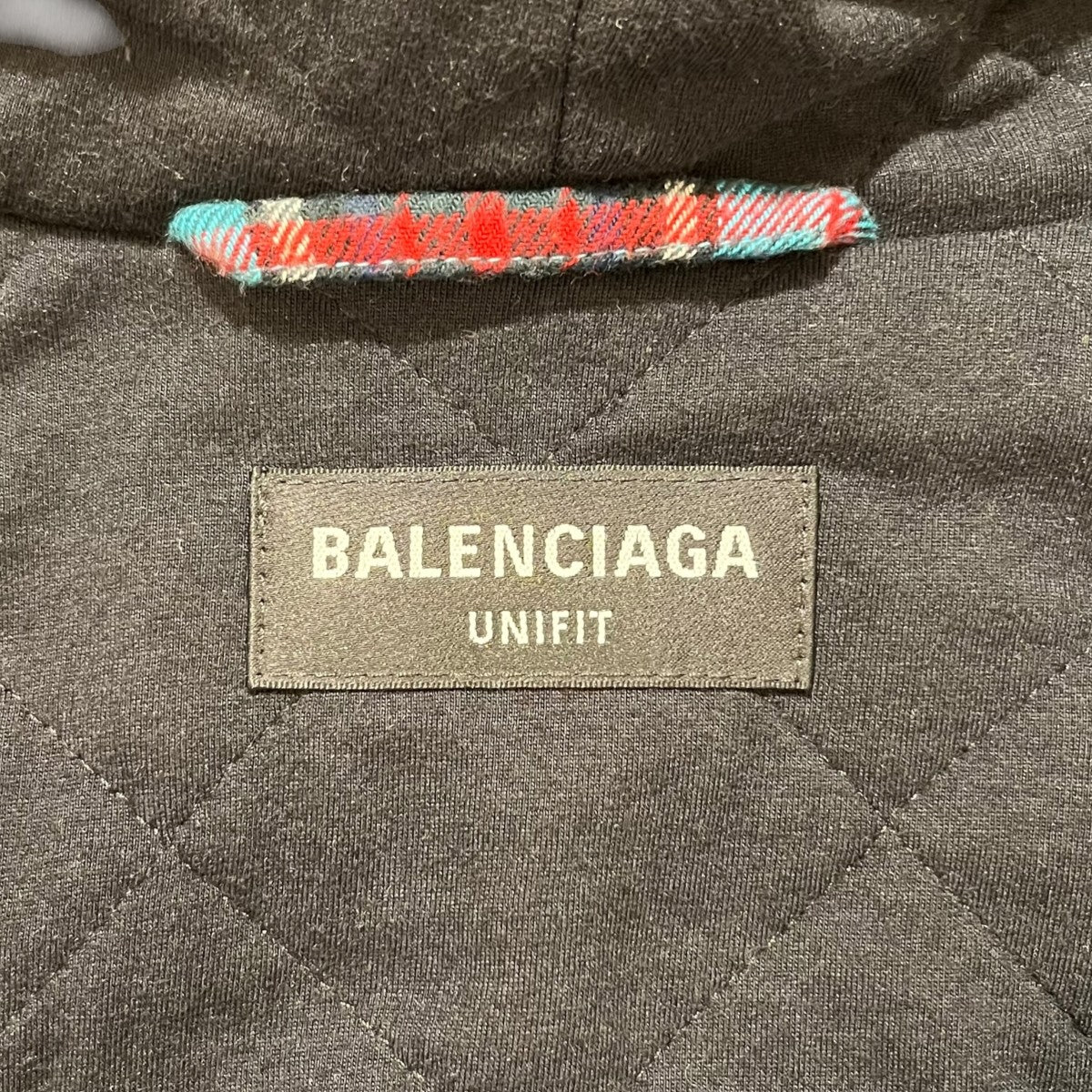 BALENCIAGA チェックシャツパーカー 古着・中古-7枚目のアイテム画像