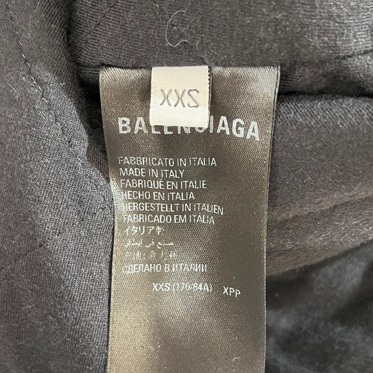 BALENCIAGA チェックシャツパーカー 古着・中古-8枚目のアイテム画像
