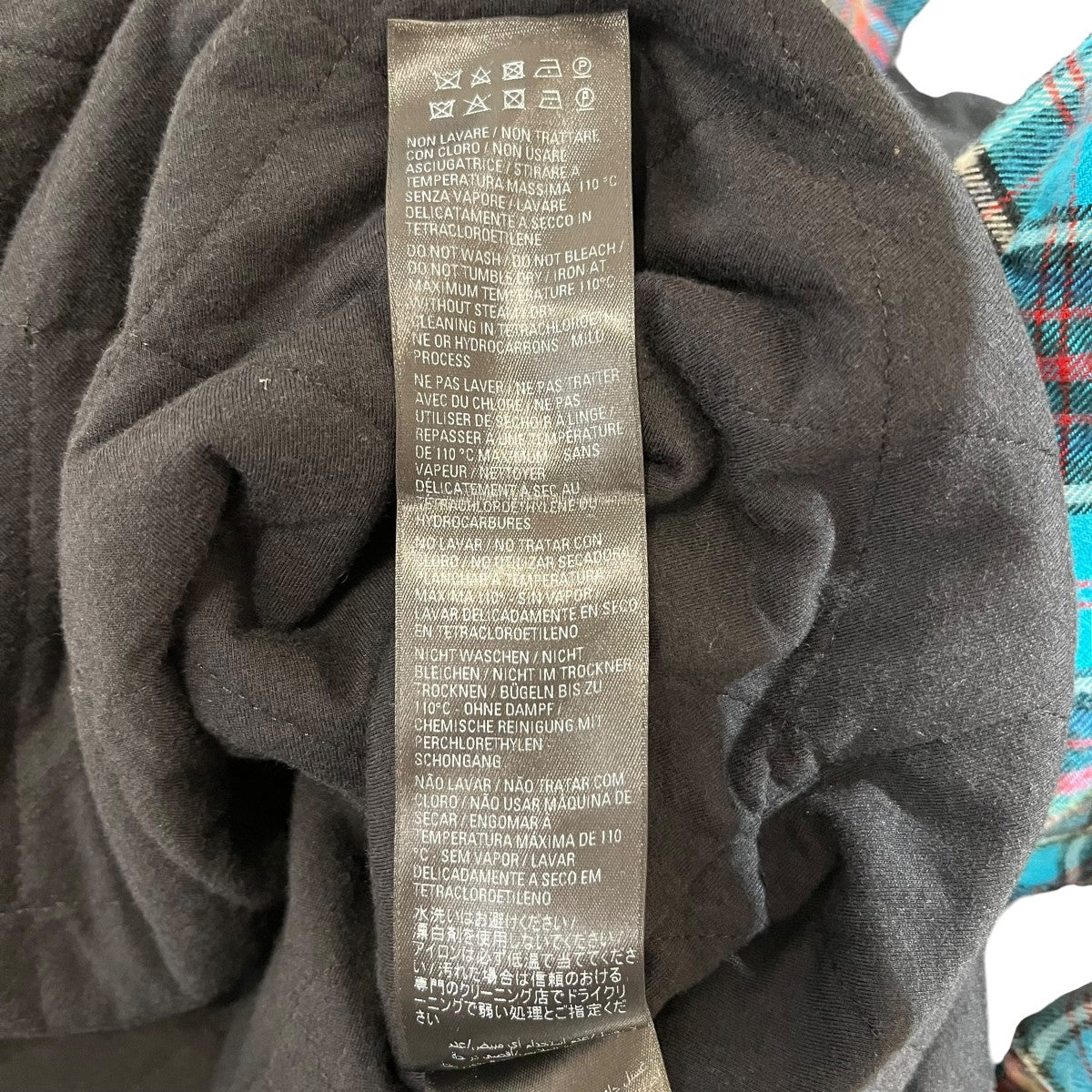 BALENCIAGA チェックシャツパーカー 古着・中古-9枚目のアイテム画像