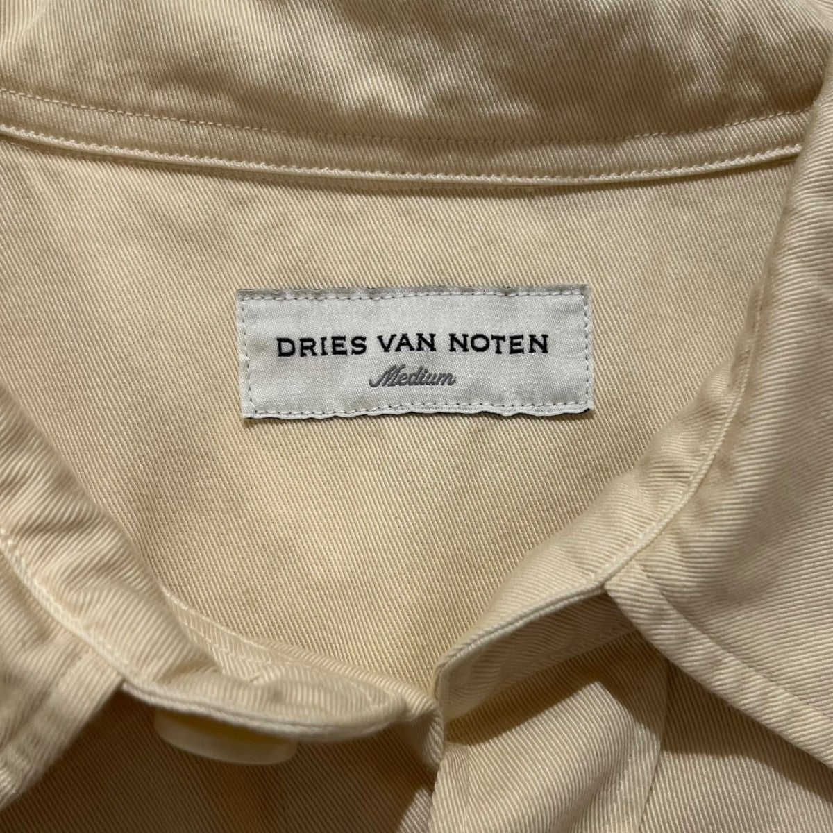 DRIES VAN NOTEN 無地長袖シャツ73-01-21-01018-HN 古着・中古-3枚目のアイテム画像