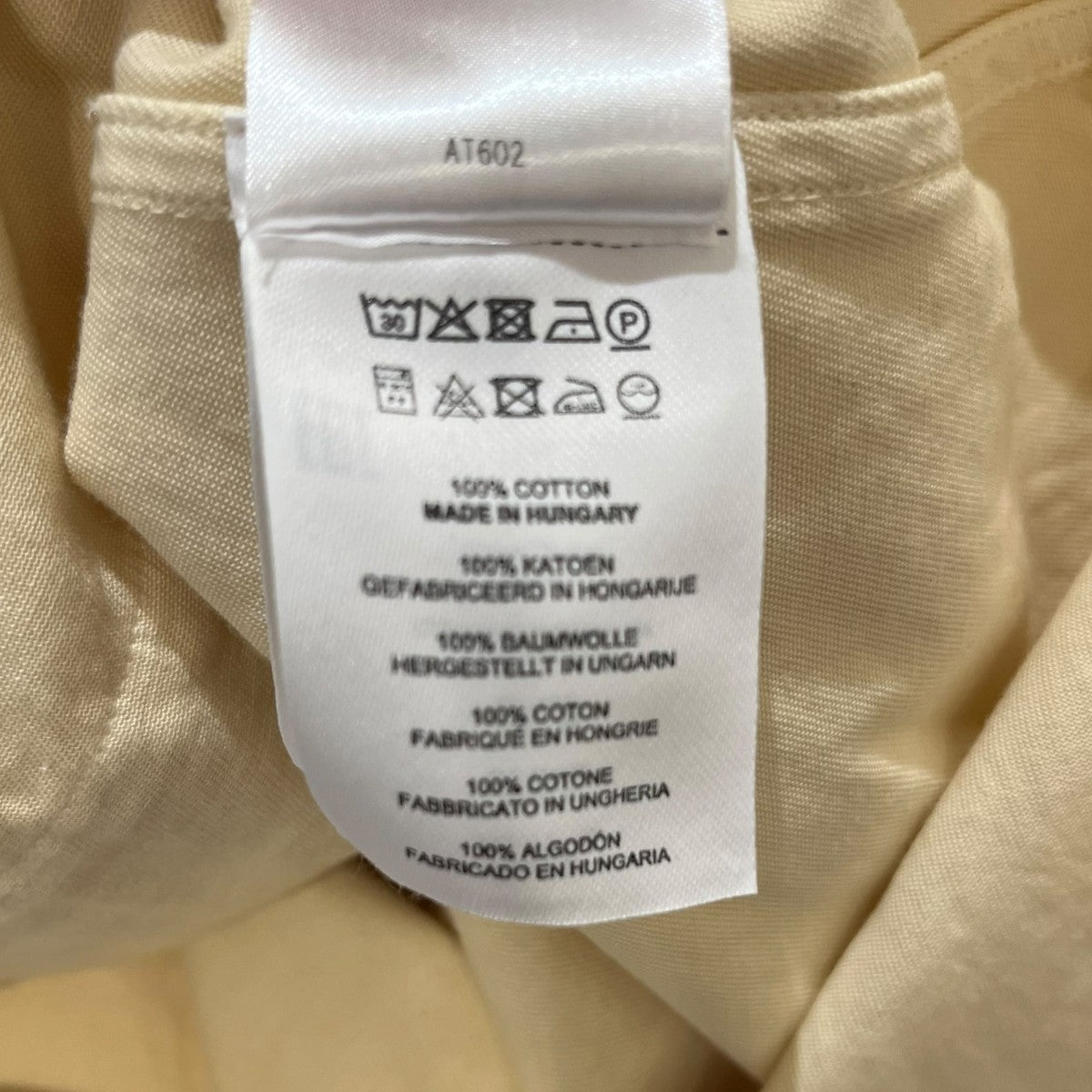 DRIES VAN NOTEN 無地長袖シャツ73-01-21-01018-HN 古着・中古-4枚目のアイテム画像