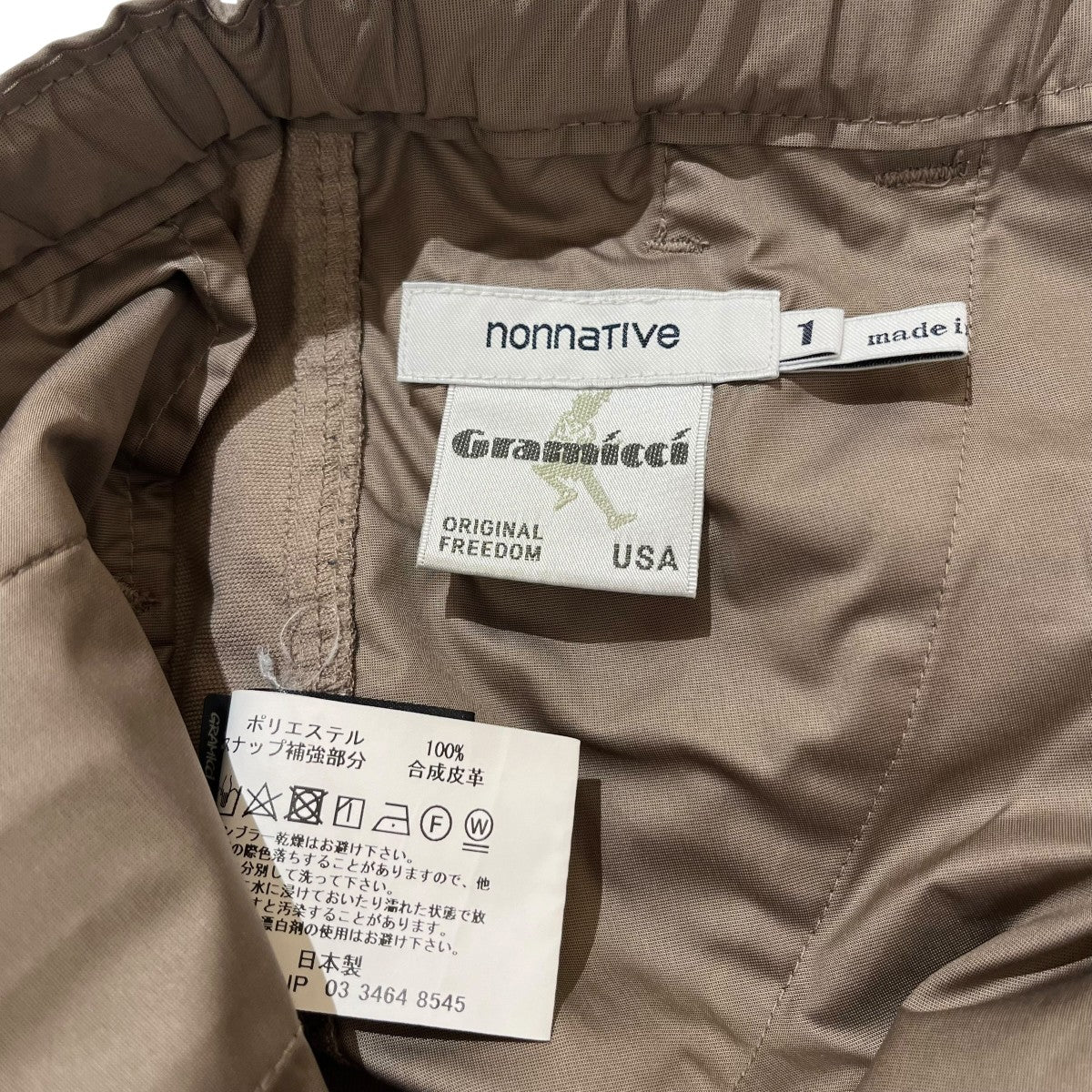 nonnative×GRAMICCI CLIMBER EASY PANTS POLY TWILLクライミングパンツNN-P3983 古着・中古-4枚目のアイテム画像