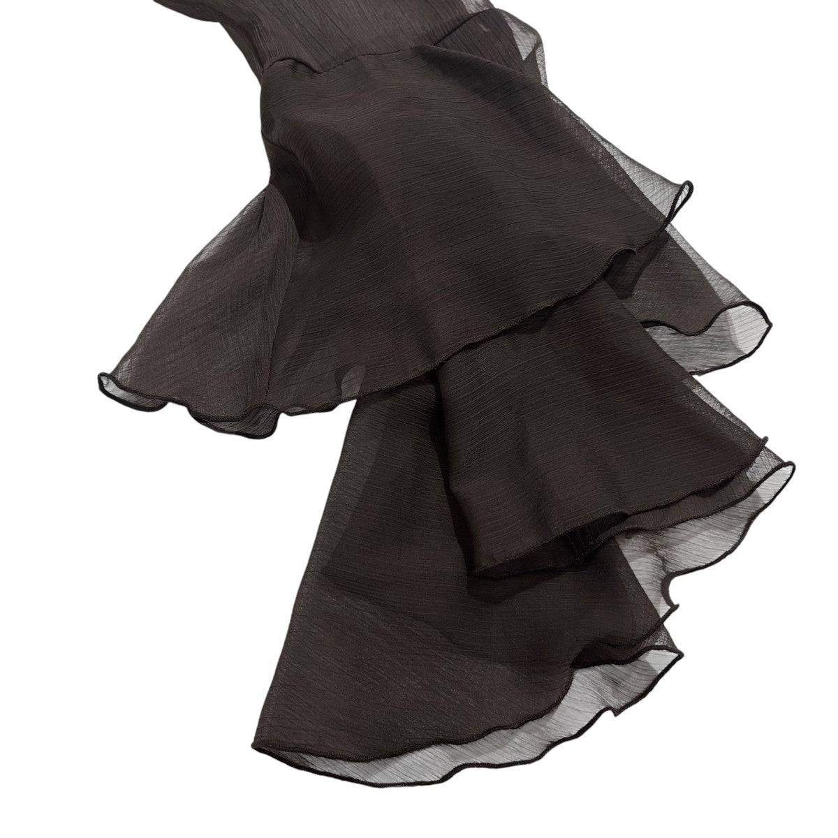 シフォンラッフルワンピース ペチコート付属ワンピース1525230020-0