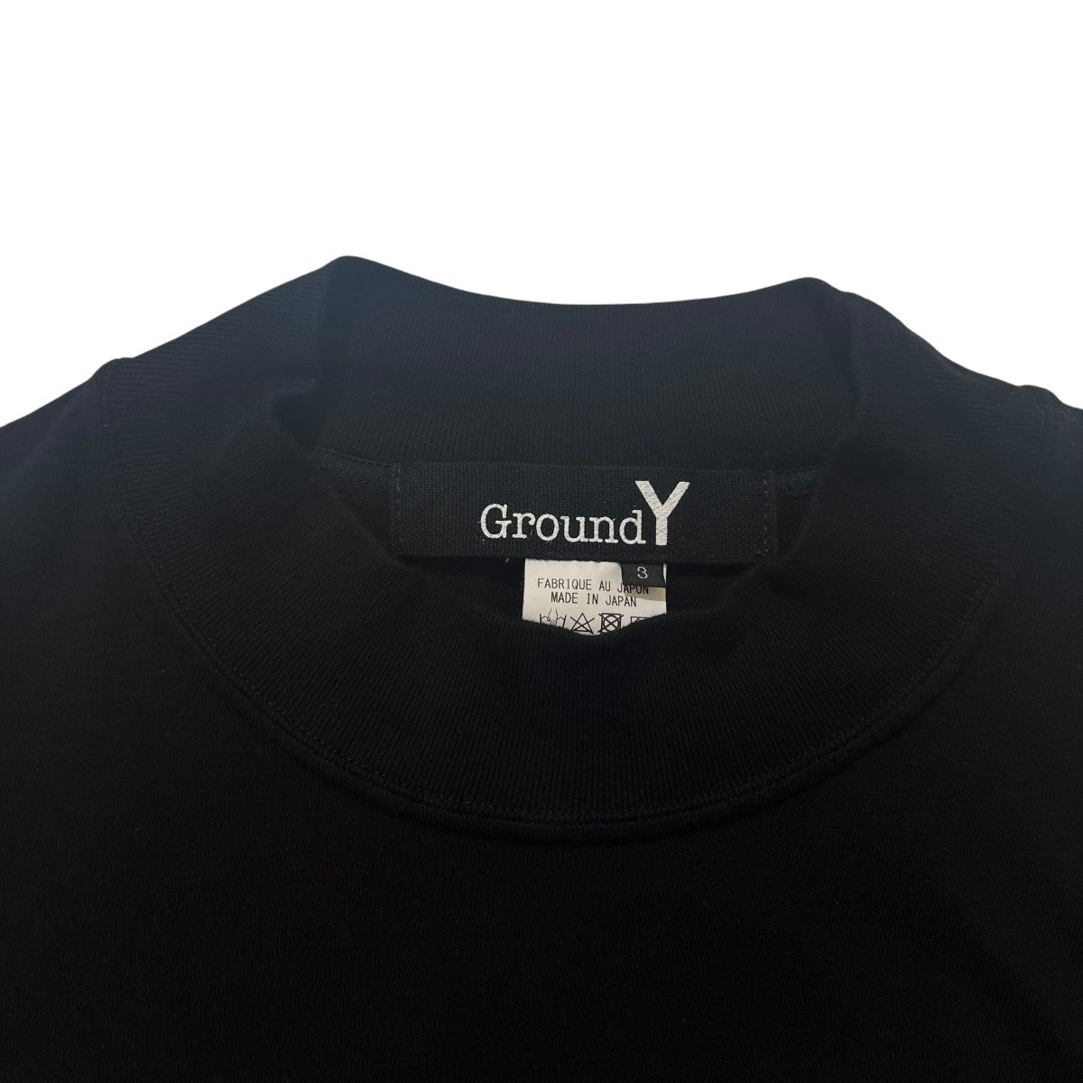 COTTON T-CLOTH HIGH NECK T-SHIRT無地TシャツGF-T52-050