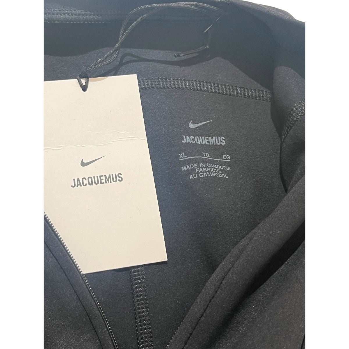NIKE×JACQUEMUS ウーブン ジャンプスーツオールインワンHQ6171-010 古着・中古-8枚目のアイテム画像