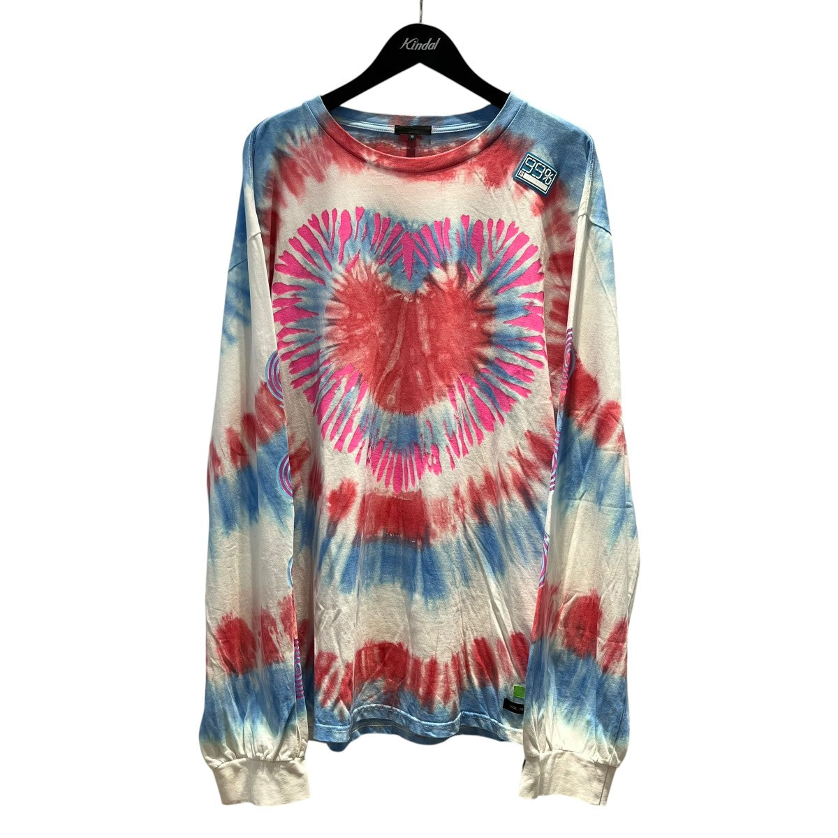 99％is タイダイ長袖カットソーTIE-DYE SLEEVE T-SHIRT 古着・中古-1枚目のアイテム画像