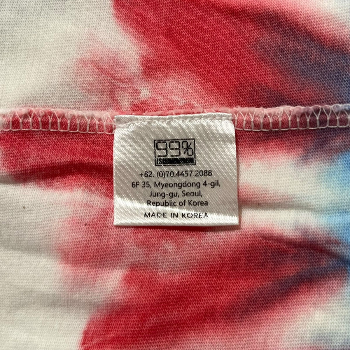 99％is タイダイ長袖カットソーTIE-DYE SLEEVE T-SHIRT 古着・中古-7枚目のアイテム画像