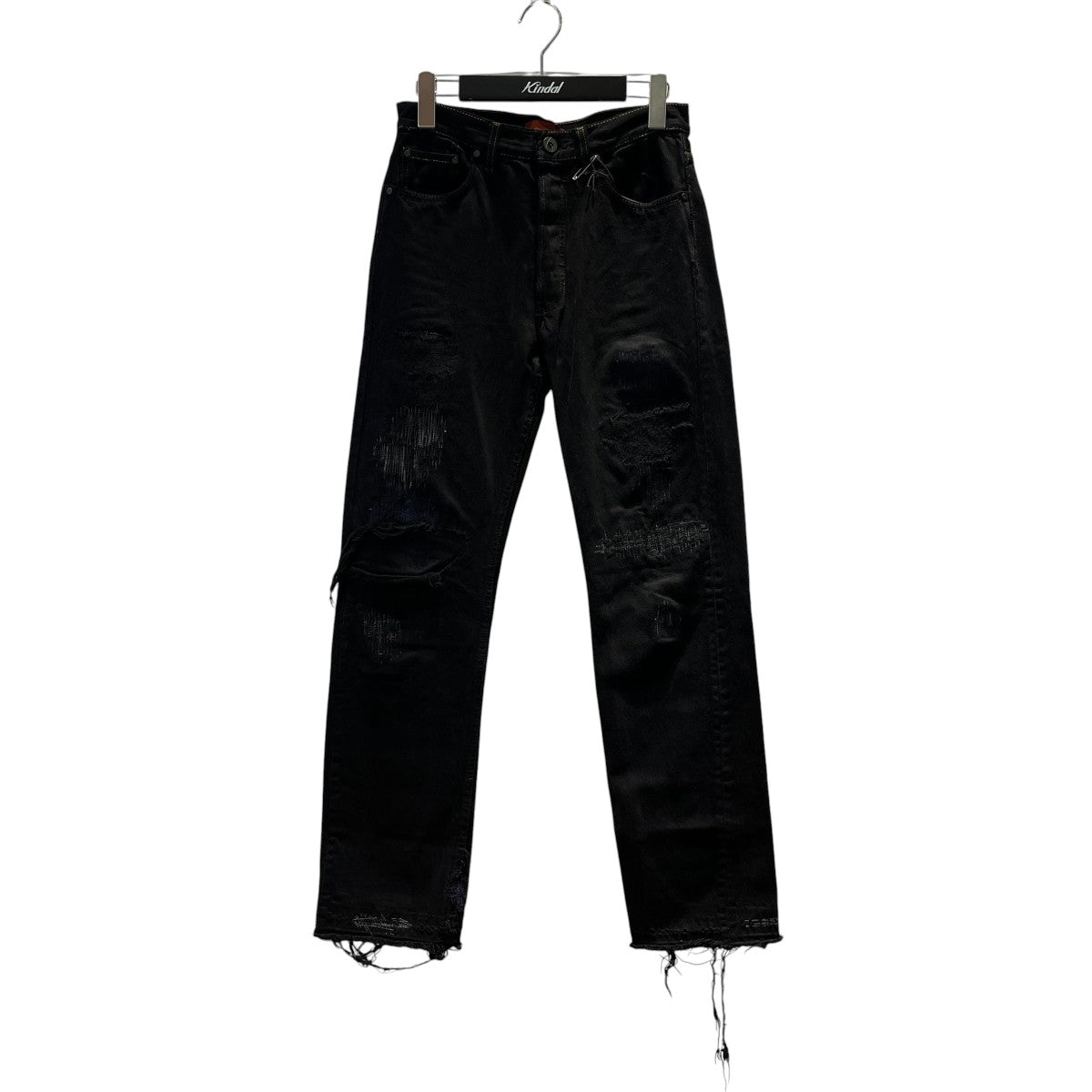 VINTAGE REPAIR DENIM BLACK OVERDYEデニムパンツANA25S-JA02-BK-1