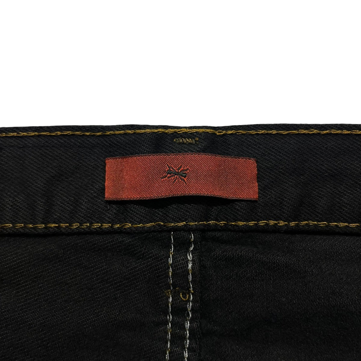 ANT／ANTI VINTAGE REPAIR DENIM BLACK OVERDYEデニムパンツANA25S-JA02-BK-1 古着・中古-5枚目のアイテム画像