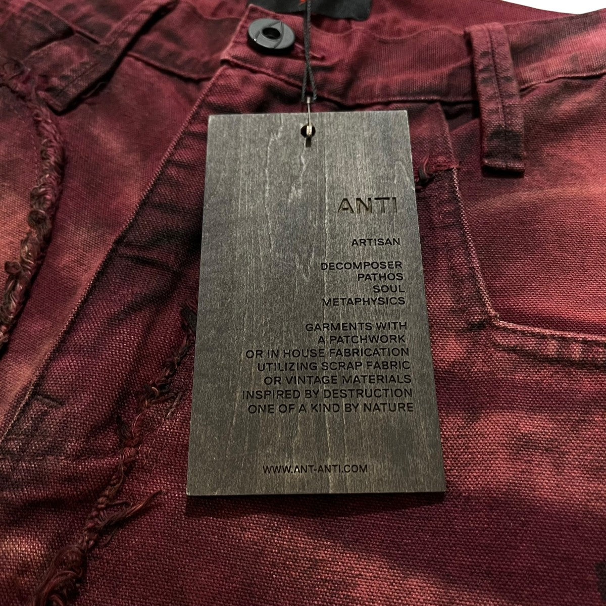 ANT／ANTI CARGO SCRAPデニムパンツANA25F-PT02-WBR-M 古着・中古-7枚目のアイテム画像