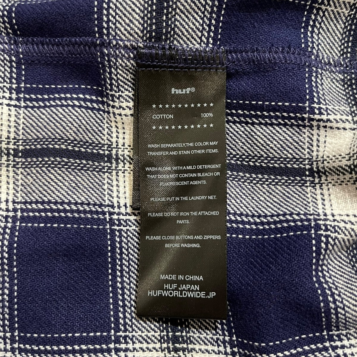 MISTY PLAID SHIRTチェックフルジップアップ半袖シャツ