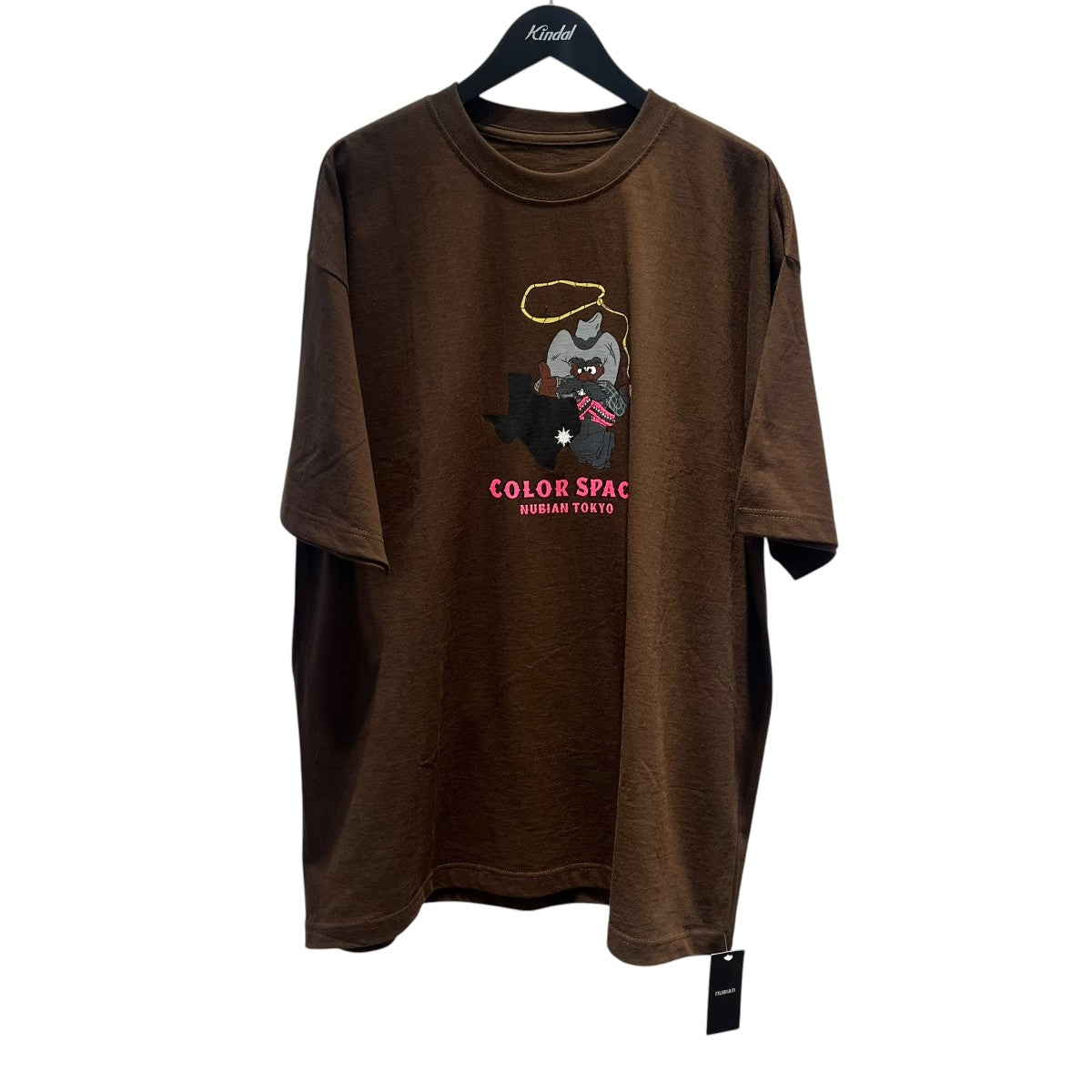 nubian取り扱い 25AW TEXAS COWBOY TEEプリント柄Tシャツ