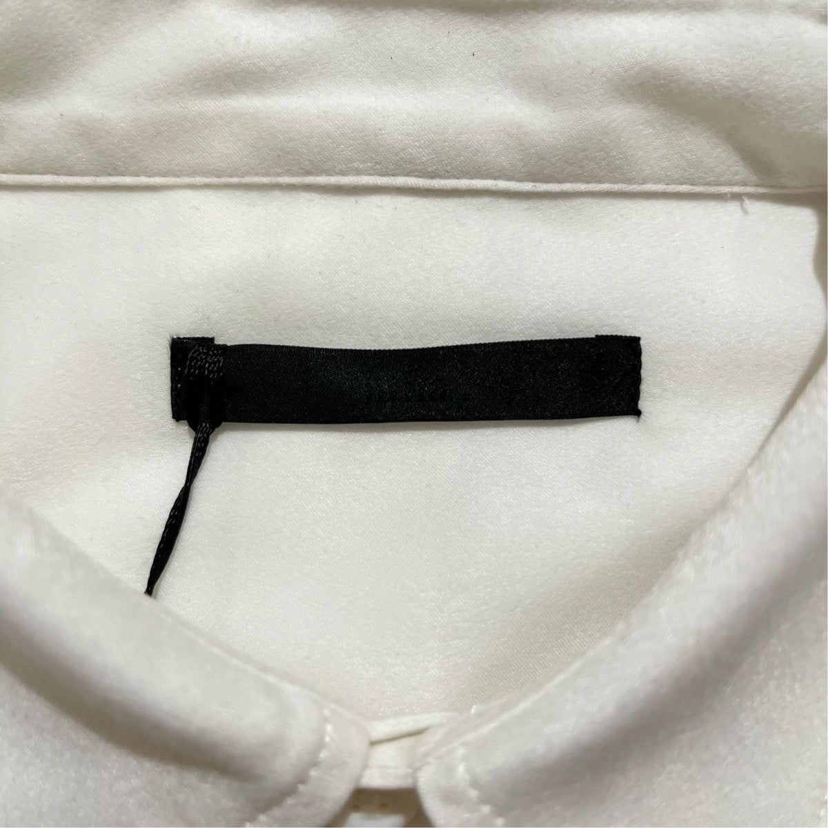26AWHUSH GATHER L／S SHIRT無地長袖シャツ10240705