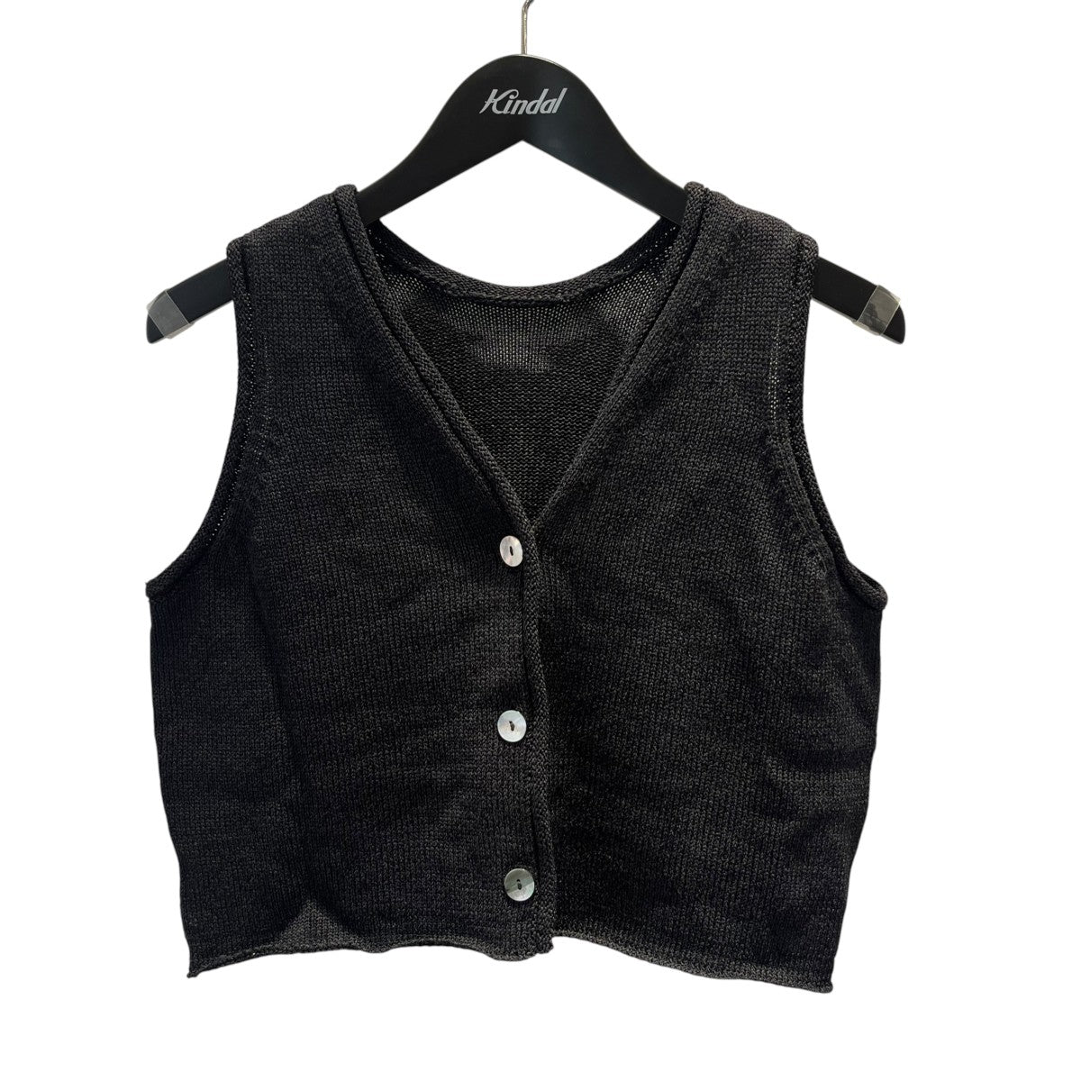 26SSpaper knit 2way topニットベスト3261-001