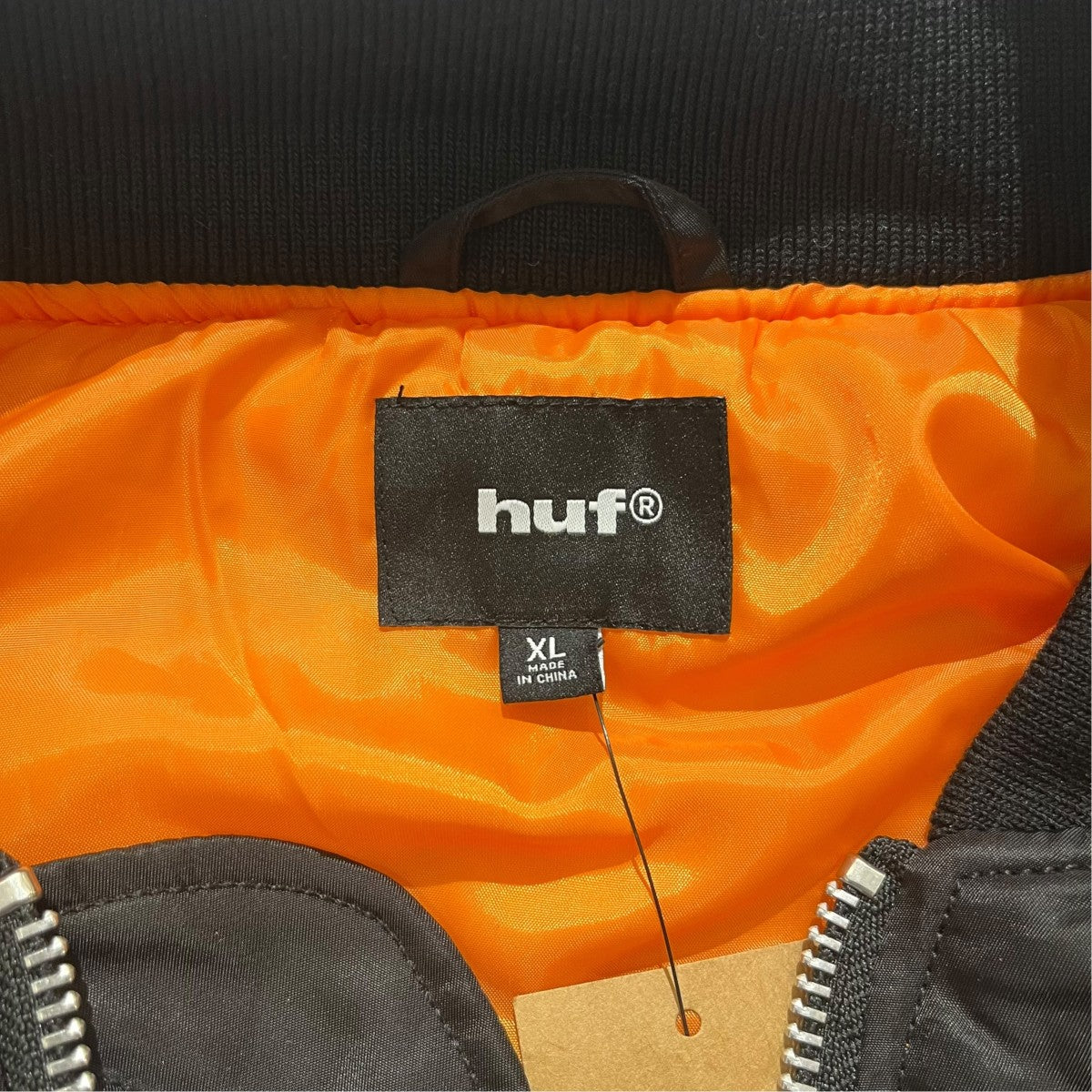 HUF Olympia Flight JacketMA-1ジャケットJK00518 古着・中古-3枚目のアイテム画像