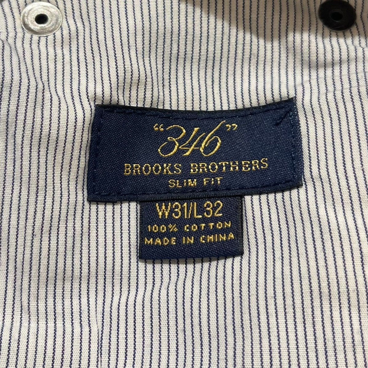 BROOKS BROTHERS ストレートデニムパンツ3906-042CB3 古着・中古-6枚目のアイテム画像