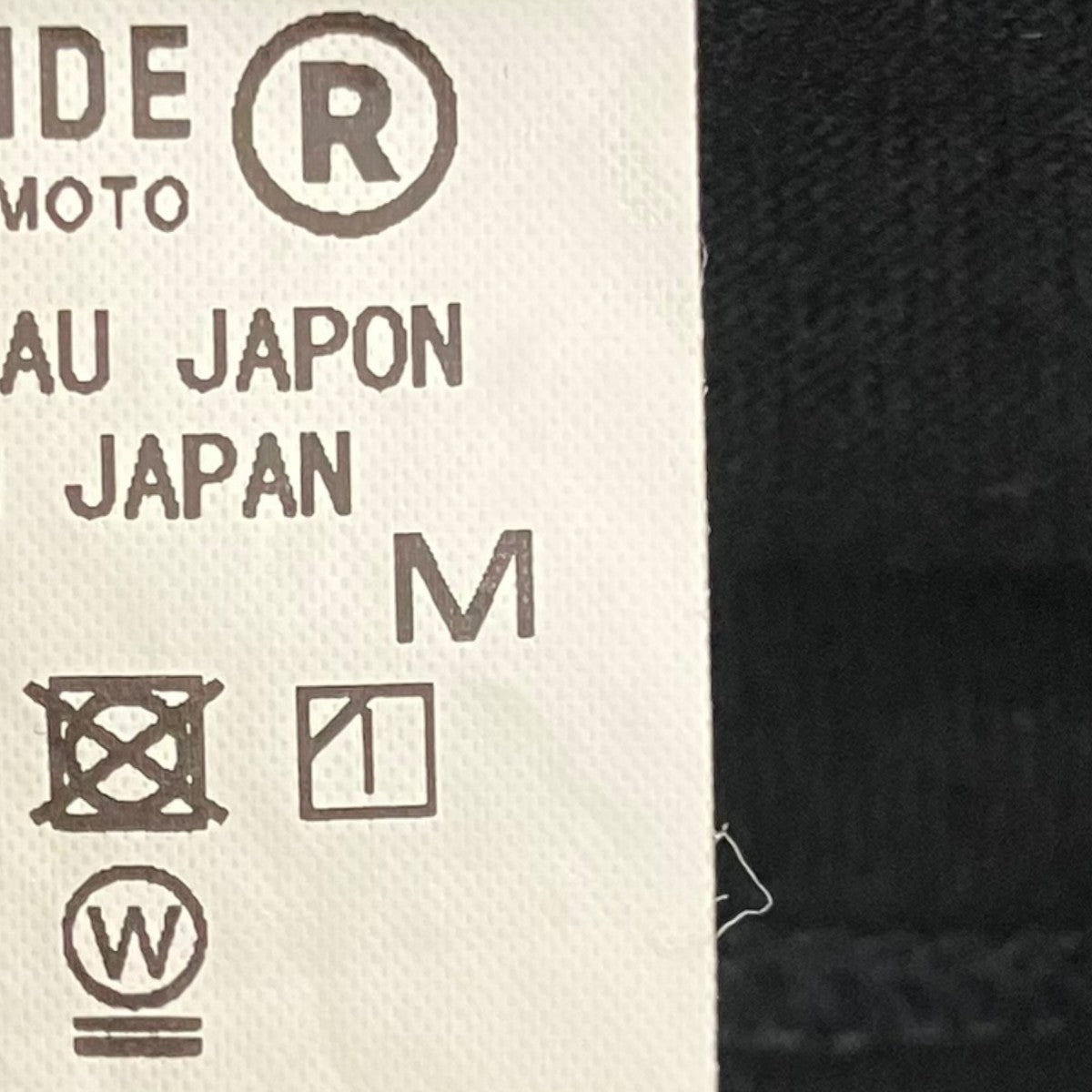 WILDSIDE YOHJI YAMAMOTO(ワイルドサイドヨウジヤマモト) サッポロ黒