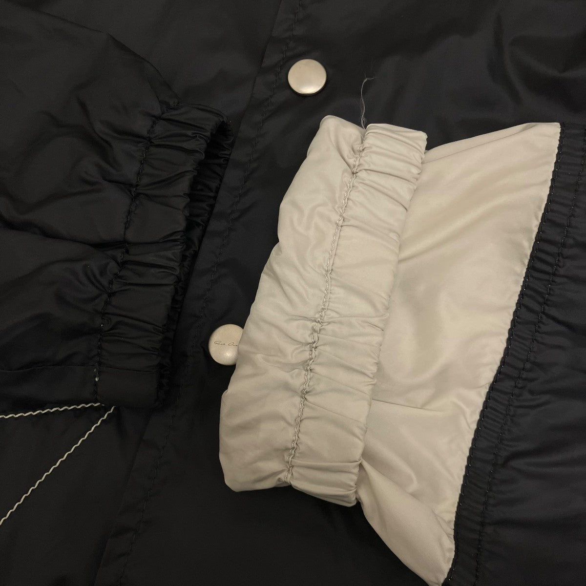 RICK OWENS 19SS【BABEL SNAPFRONT JACKET】バベル スナップフロント ジャケットRR19S2714-NZEM4 古着・中古-6枚目のアイテム画像