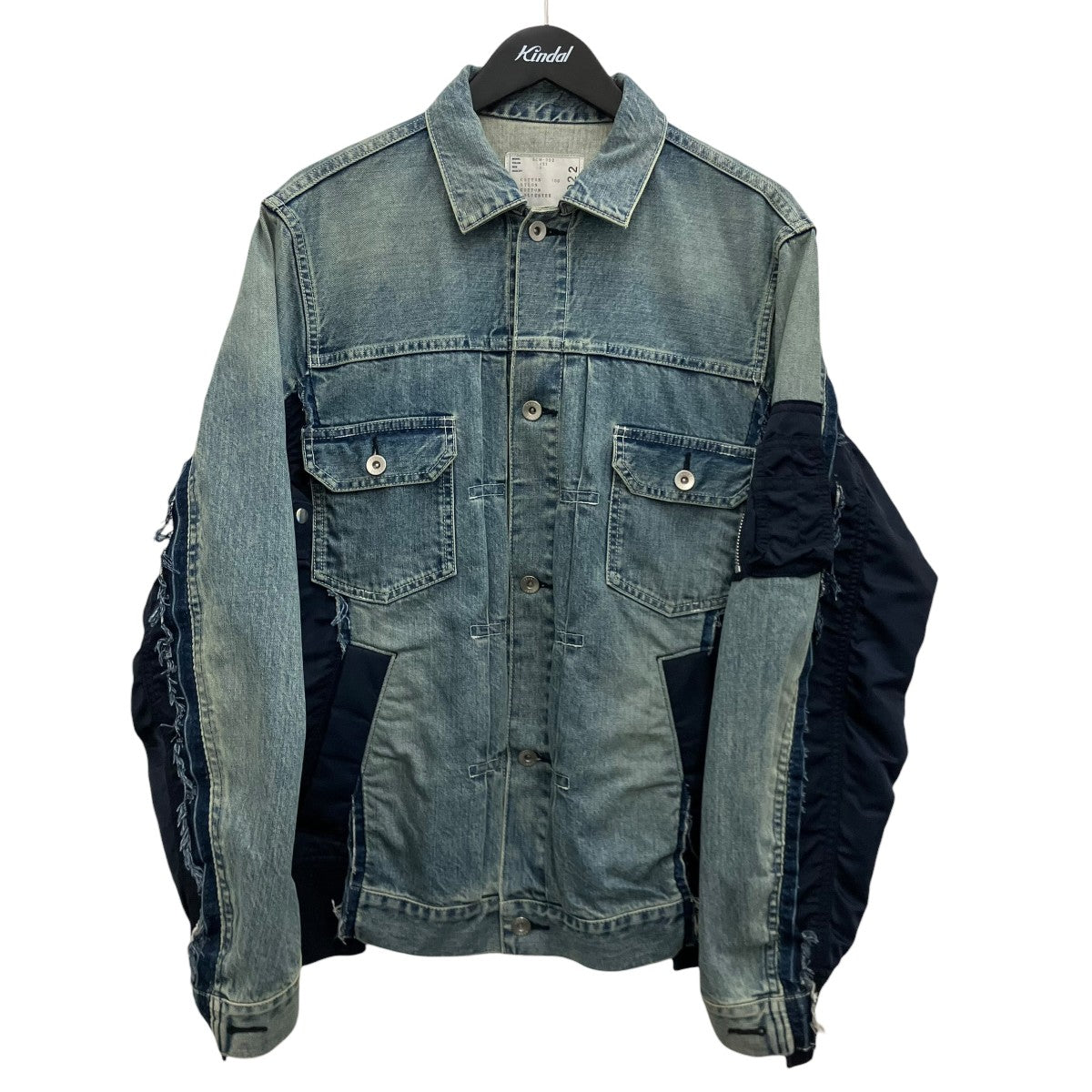 sacai(サカイ) 【DENIM MA-1 JACKET】MA-1ドッキングデニムジャケット