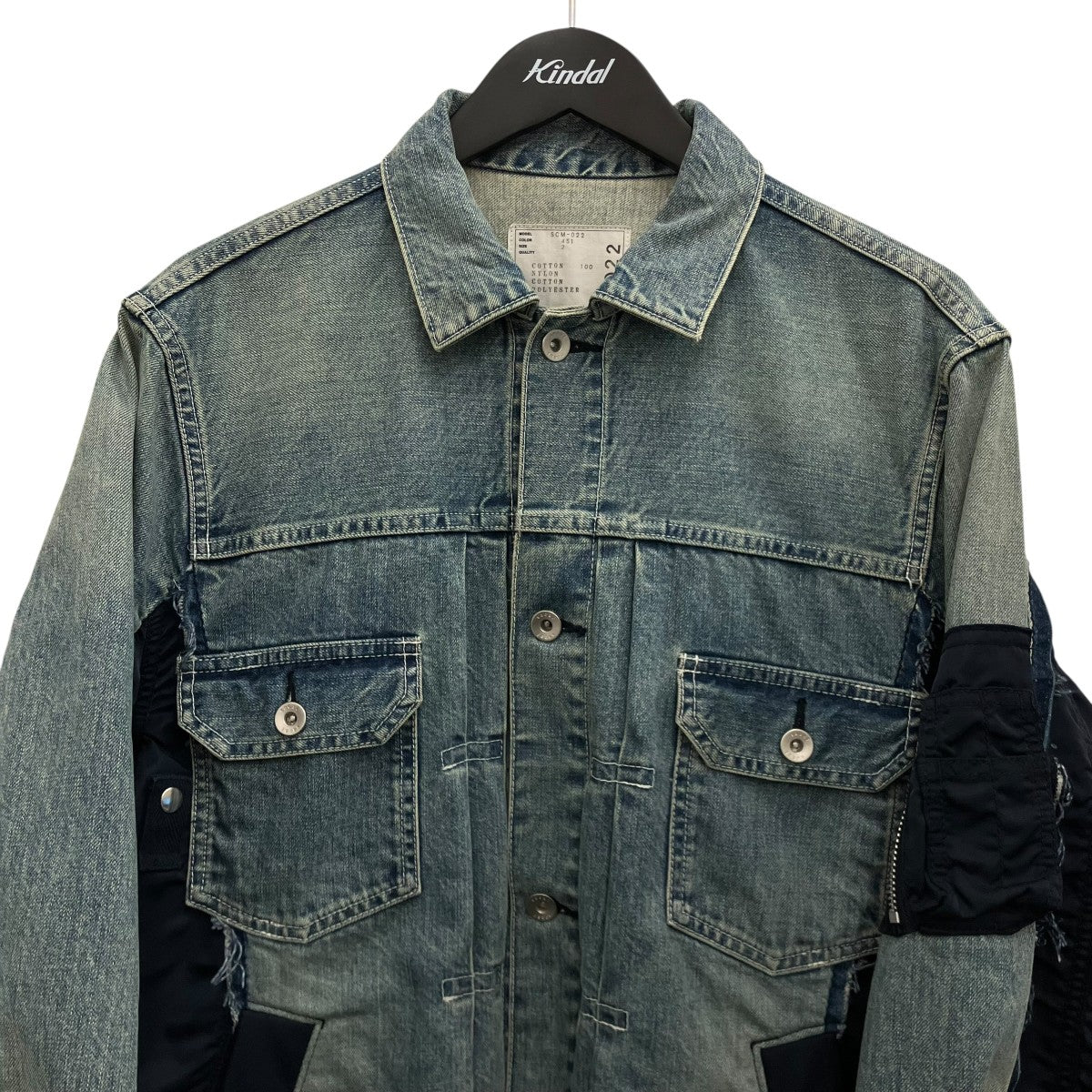 sacai(サカイ) 【DENIM MA-1 JACKET】MA-1ドッキングデニムジャケット sacai(サカイ) 【DENIM MA-1 JACKET】MA-1ドッキングデニムジャケット