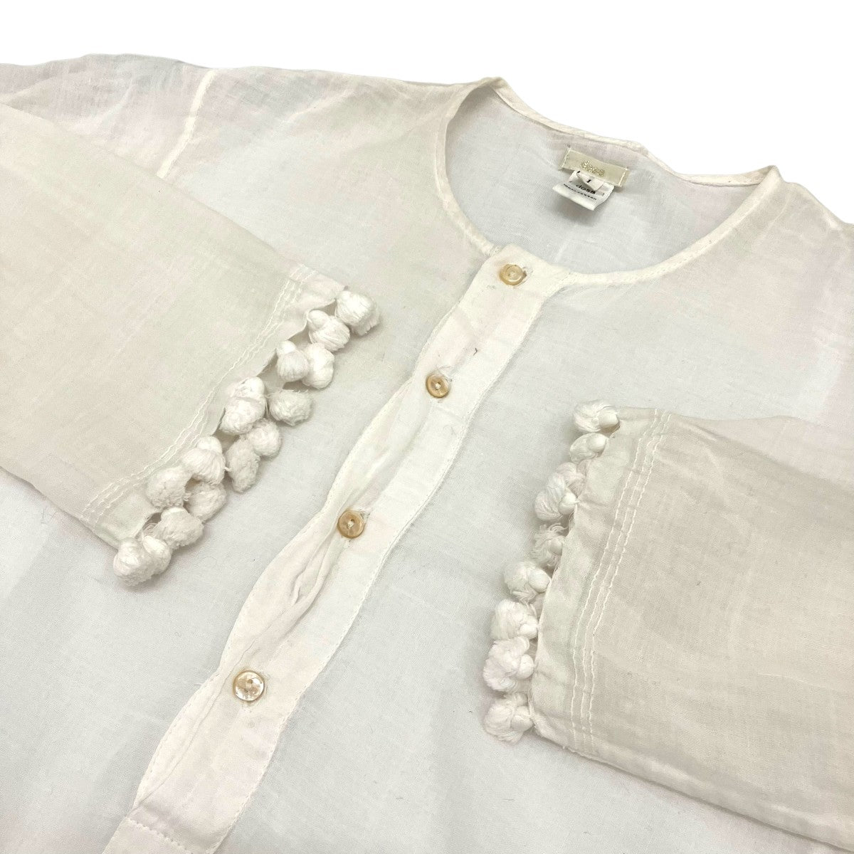 dosa 【tassel kurta w hand stitching】タッセルブラウス 古着・中古-6枚目のアイテム画像