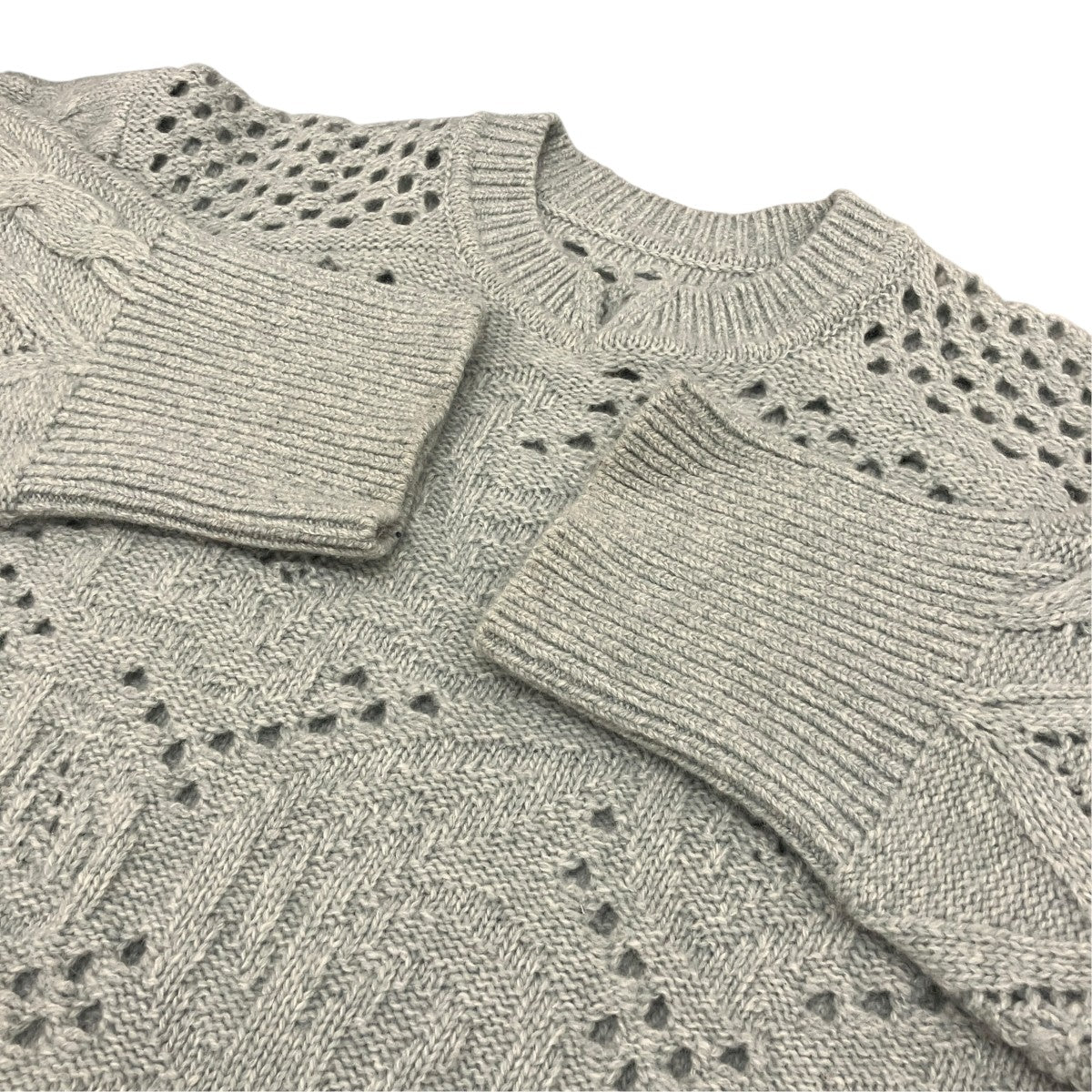 25AW【Multi Pattern Low Gauge Knitted Top】ニットMM25FW-KN091