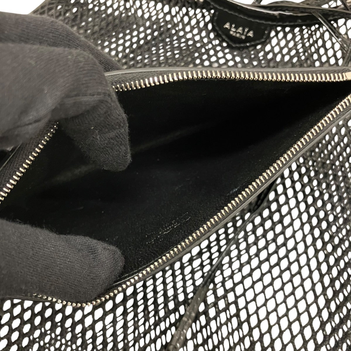 ALAIA 【ONE PIECE M】フィッシュネットワンピースバッグAA1S02726CA266 古着・中古-8枚目のアイテム画像