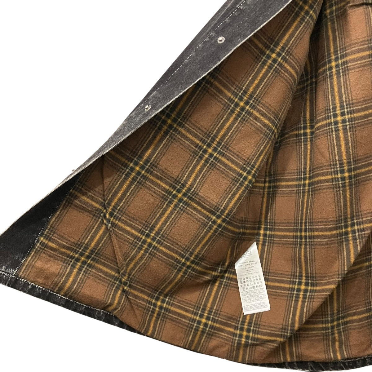Maison Margiela1 10 22AWペイント オーバーサイズデニムカバーオールジャケットS51AM0477 古着・中古-6枚目のアイテム画像