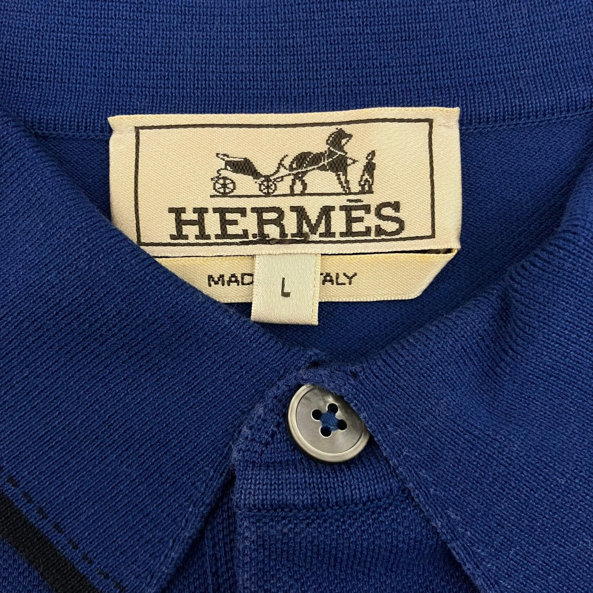 H刺繍ポロシャツ