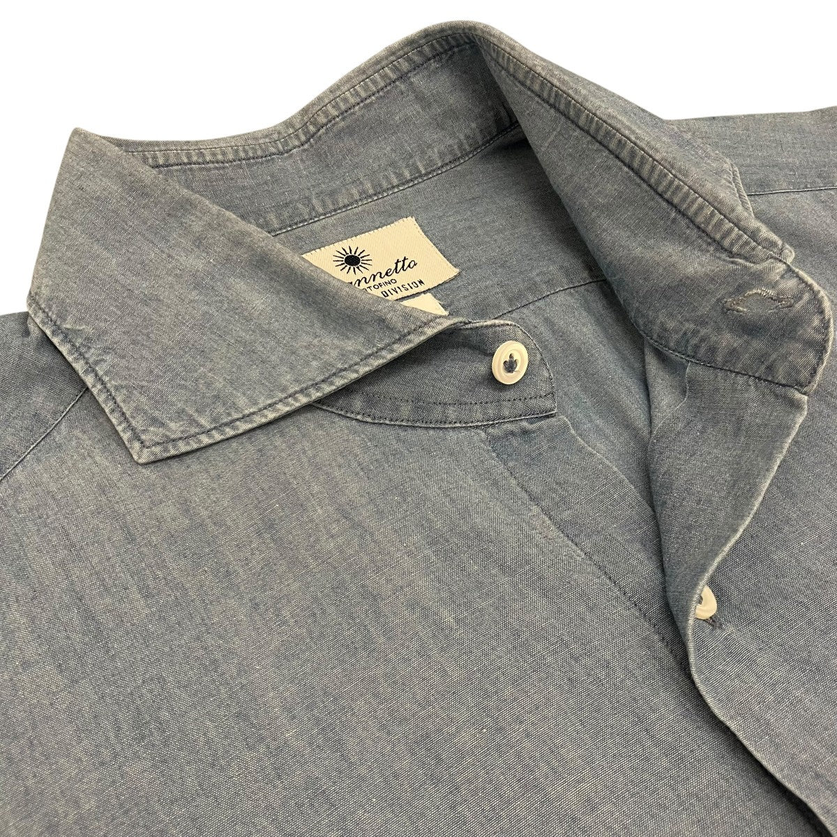 giannetto シャンブレーシャツ 古着・中古-5枚目のアイテム画像