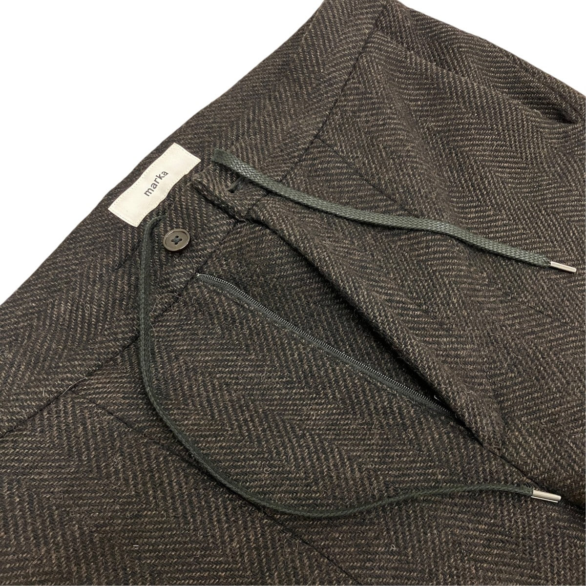 MARKA 【 HEM SLIT STRAIGHT FIT】ヘリンボーンヘムスリットパンツM19F-05PT02C 古着・中古-5枚目のアイテム画像