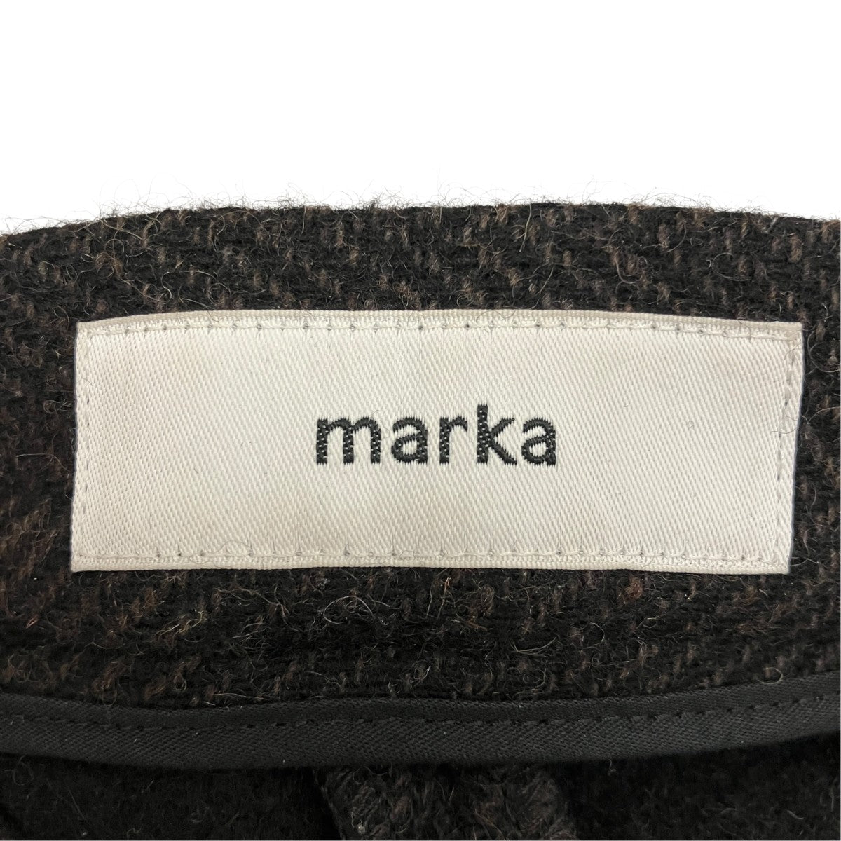 MARKA 【 HEM SLIT STRAIGHT FIT】ヘリンボーンヘムスリットパンツM19F-05PT02C 古着・中古-7枚目のアイテム画像