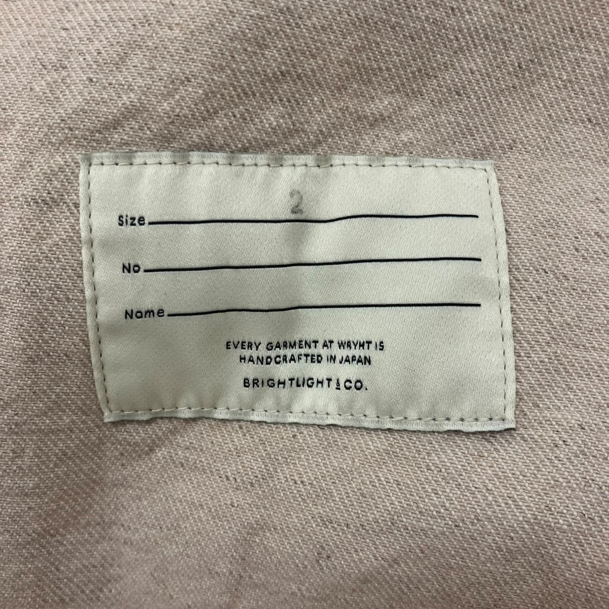 WRYHT 【HOSPITAL WRAP COAT 】ラップコート241WT-JK02 古着・中古-9枚目のアイテム画像