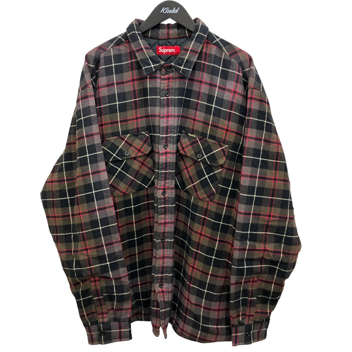 24AWQuilted Plaid Shirtキルテッドチェックシャツ